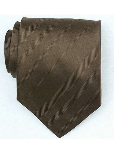 Brown Stripe Neck Tie