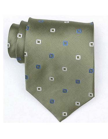 Olive Square Neck Tie