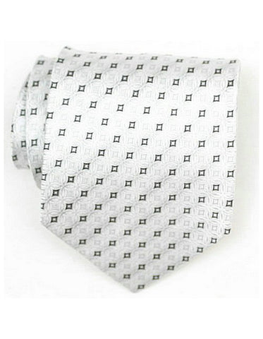 White Diamond Neck Tie