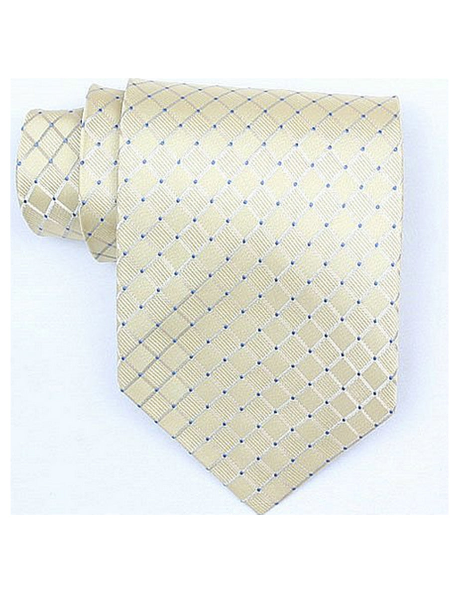 Yellow Blue Neck Tie