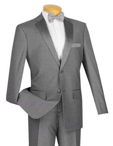 Grey Classic Notch Tuxedo