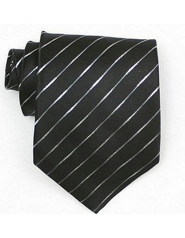 Black Stripe Neck Tie