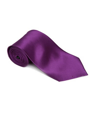 Solid Purple Neck Tie