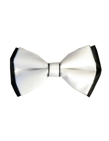 White & Black Bow Tie