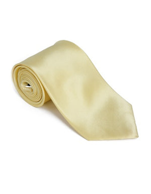 Light Gold Neck Tie - Men's Tuxedo USA