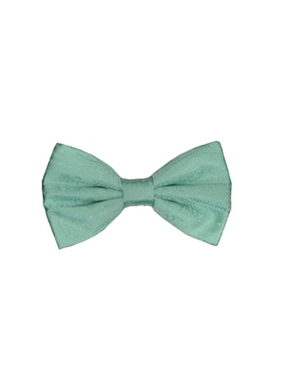 Mint Green Paisley Bow Tie