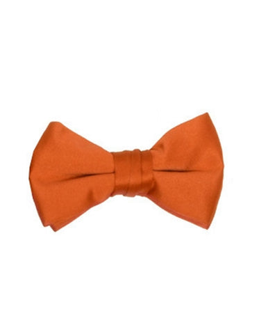 Orange Pre-Tied Bow Tie