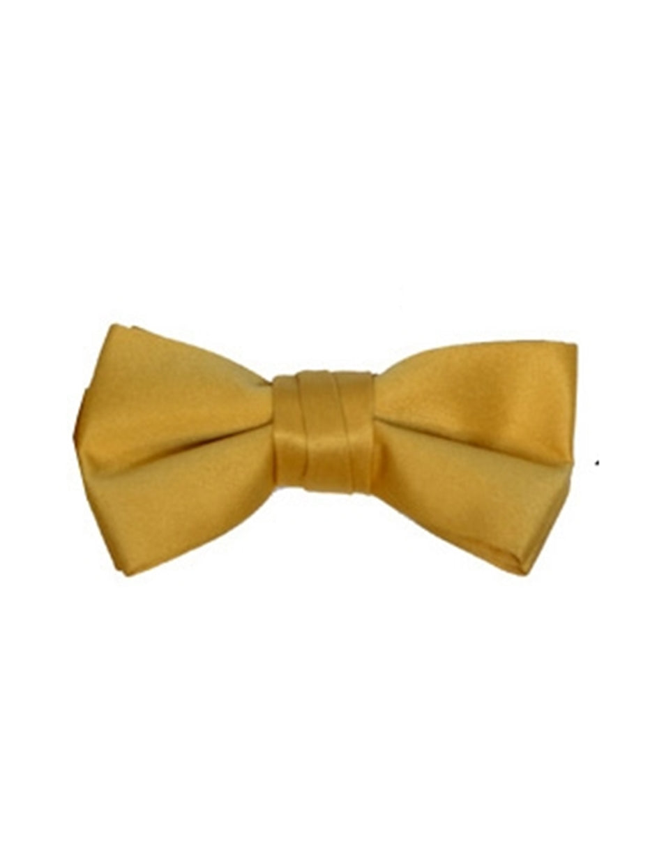 Gold Pre-Tied Bow Tie