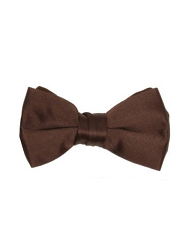 Chocolate Brown Pre-Tied Bow Tie