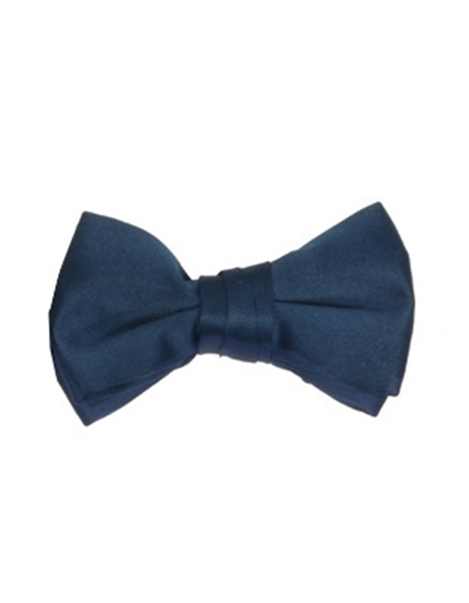 Navy Blue Pre-Tied Bow Tie