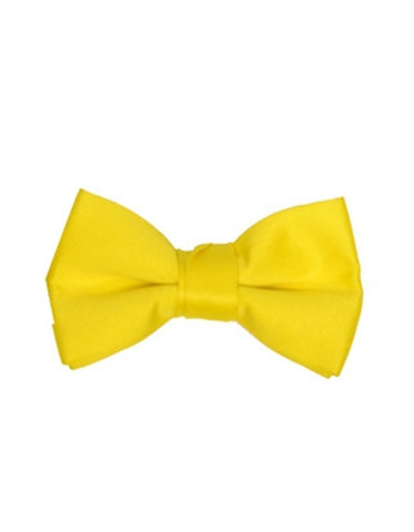 Solid Yellow Bow Tie