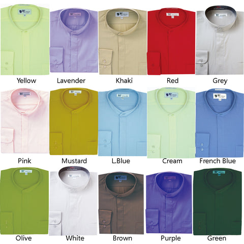 Short-Sleeved Shirt with Mandarin Collar in Cotton/Linen for Boys - beige  light solid, Boys