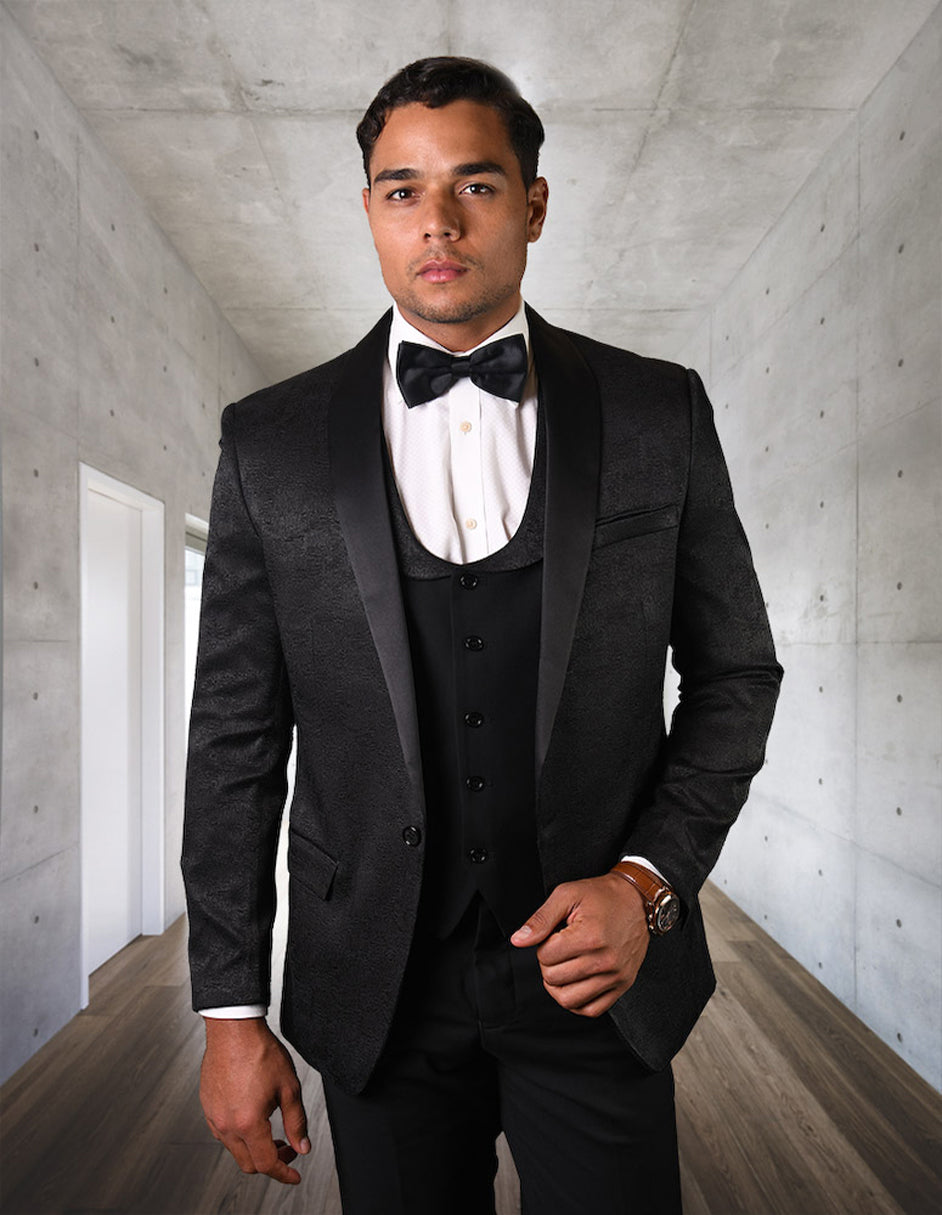 Black Prom Suits & Prom Tuxedos