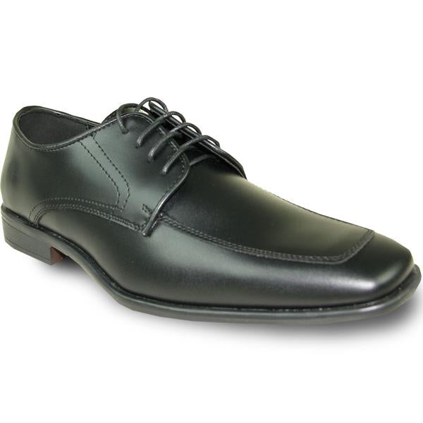 Mens Dress Shoe Oxford Formal Tuxedo for Prom & Wedding Black - Wide Width Available - Men's Tuxedo USA