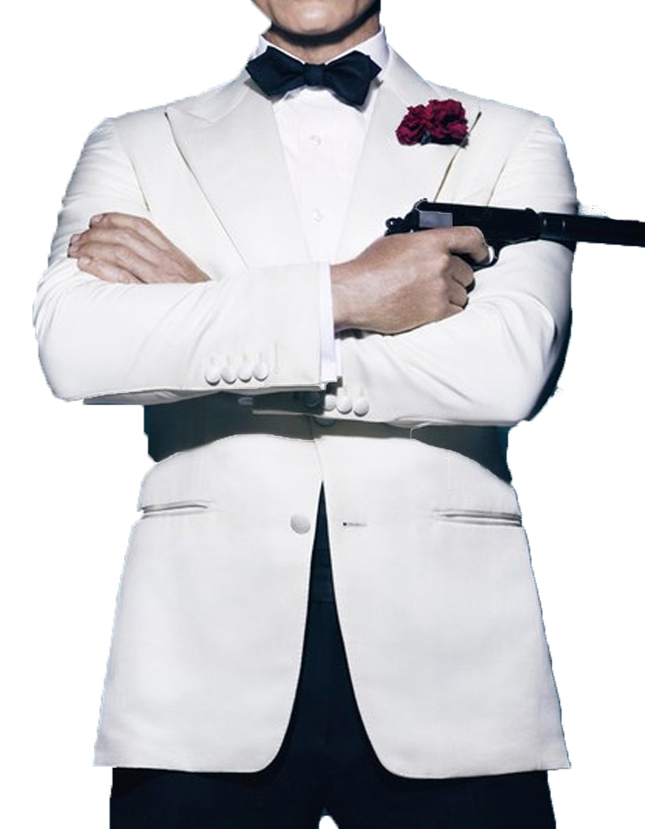 white tuxedo james bond