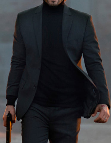 John Wick Charcoal Gray Three Piece Suit | Three piece suit, Keanu reeves,  Mens luxury fashion