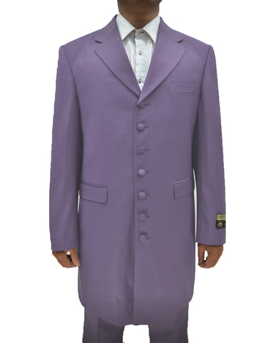 Mens Classic Vested Zoot Suit in Lavender