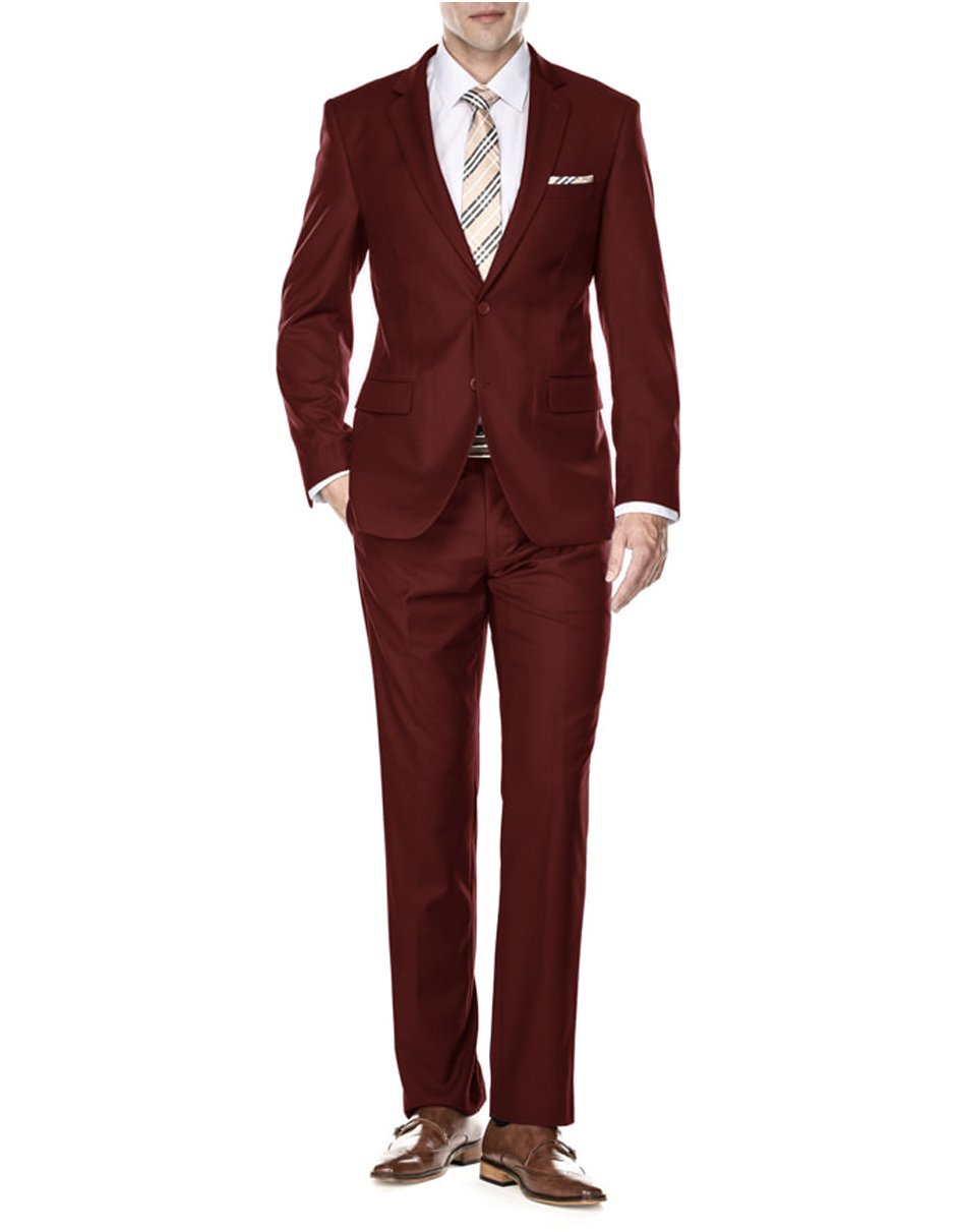 Burgundy Suit | He Spoke Style