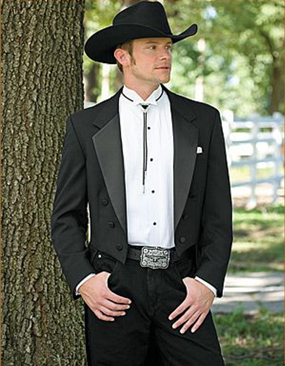 All black formal cowboy attire with bolo tie  Cowboy outfit for men, Cowboy  suit, Urban cowboy style