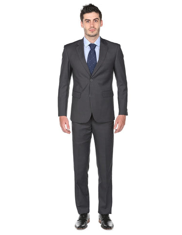 Mens Classic Fit Suit Charcoal Grey