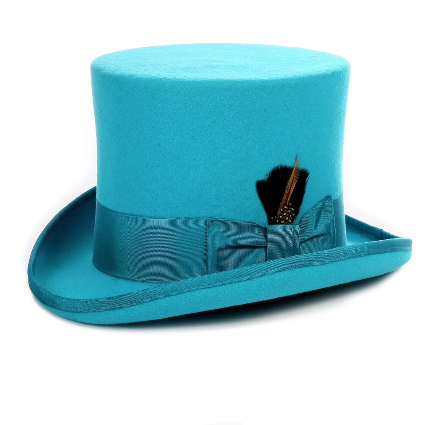 Mens Dress Tophat in Turquoise