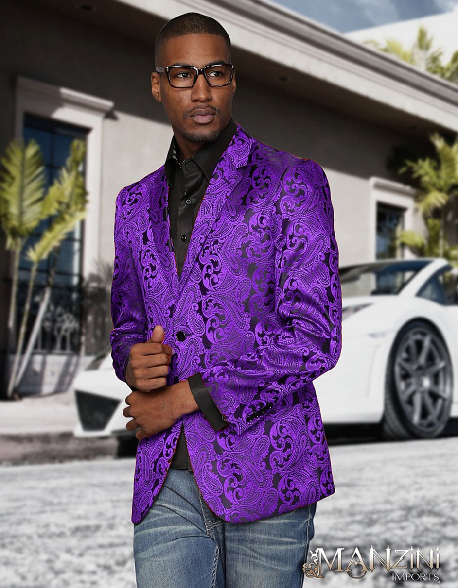 purple dress with black blazer Black Coat with Dark Purple Dress Outfits (1 ideas & outfits)