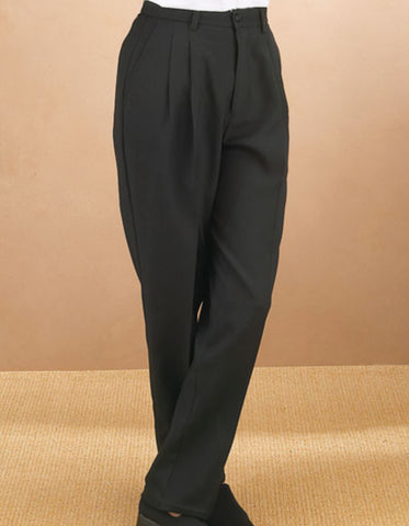 Mens Double Pleated Traditional Fit Tuxedo Pant